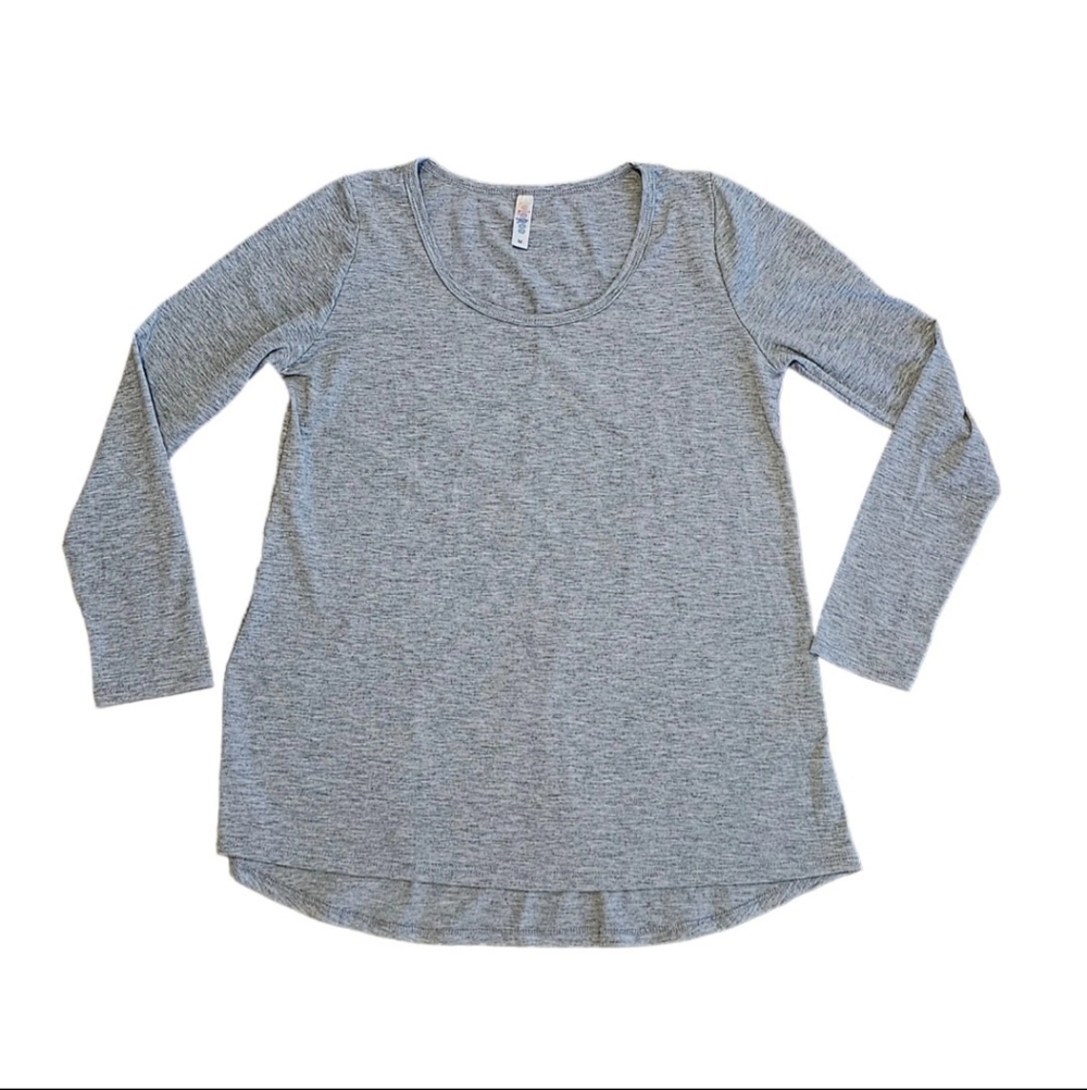 LULAROE Heather Grey  Top Medium